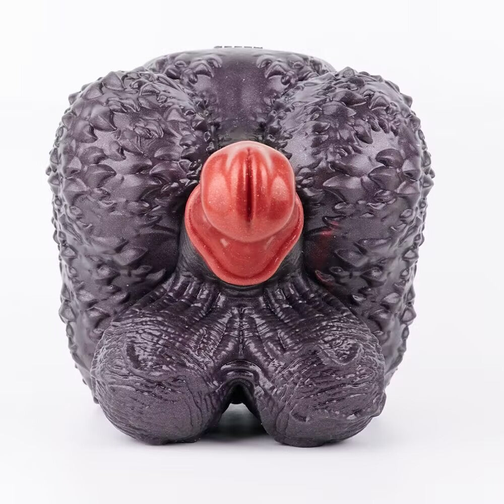 Fantasy Dual-End Silicone Masturbator & Dildo Combo | Realistic Texture Body Toy