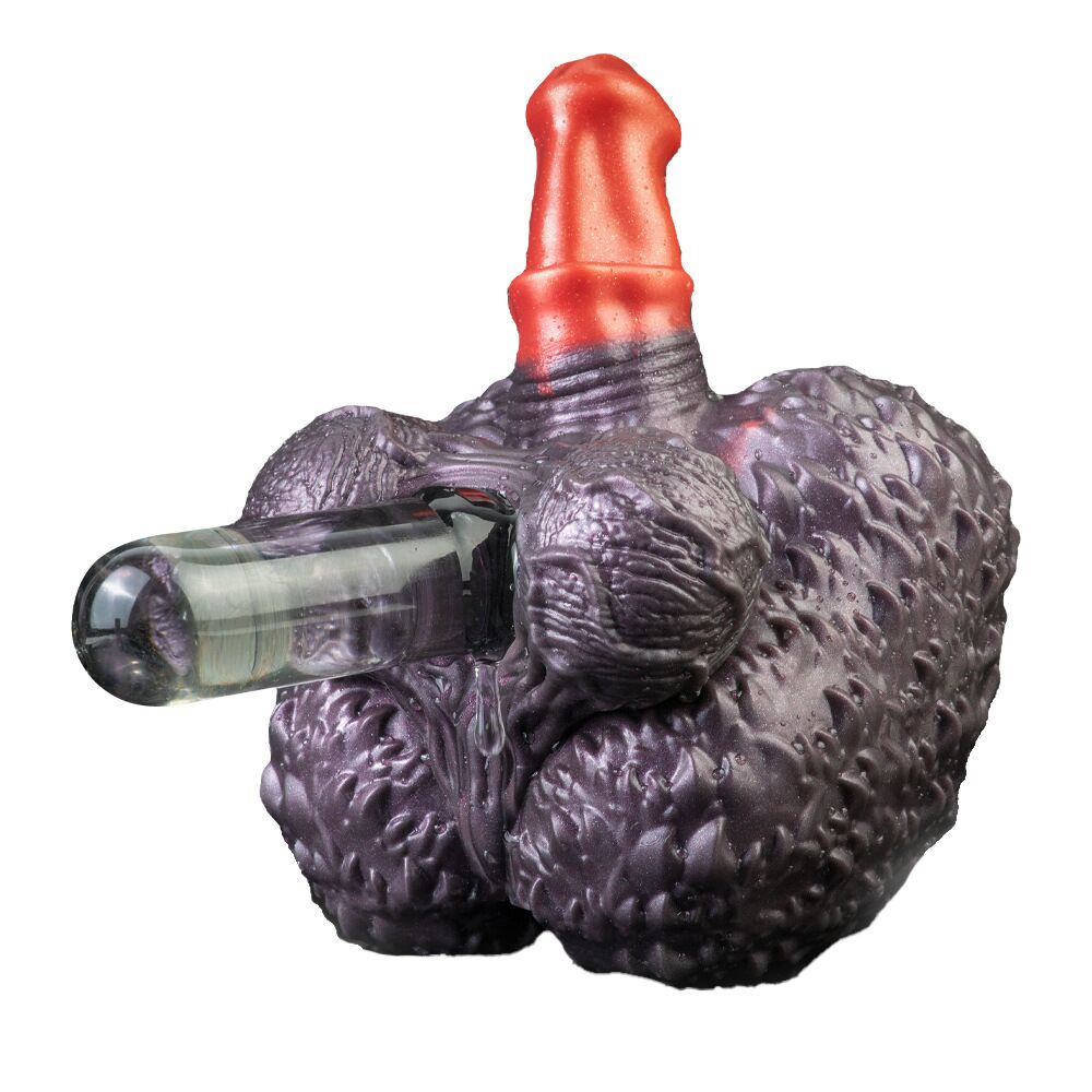 Fantasy Dual-End Silicone Masturbator & Dildo Combo | Realistic Texture Body Toy
