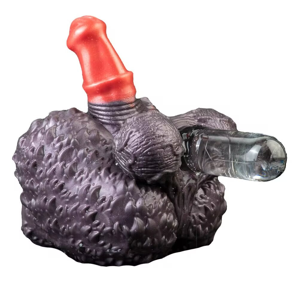 Fantasy Dual-End Silicone Masturbator & Dildo Combo | Realistic Texture Body Toy