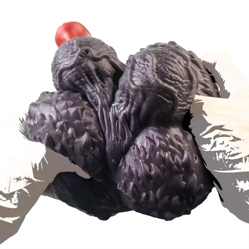 Fantasy Dual-End Silicone Masturbator & Dildo Combo | Realistic Texture Body Toy