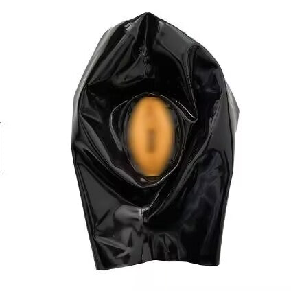 Full Coverage Latex Hood Mask with Realistic Mouth Attachment – Breathable Fetish Cosplay Headgear for BDSM & Roleplay