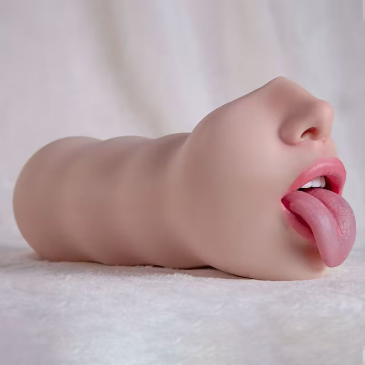 Full side view showing ergonomic contour and interior throat channel design