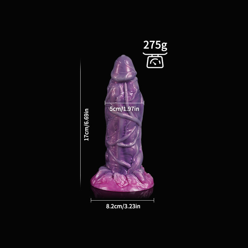 Small Mystic Vine fantasy toy featuring a realistic vine-wrapped texture and 17cm total length.